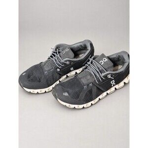 On Cloud Black White Athletic Running Shoes Swiss Engineering Women’s Size 7.5